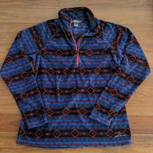 Eddie Bauer tribal pattern pullover